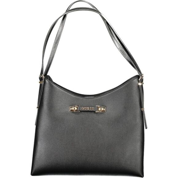 Guess Jeans Black Polyurethane Women Women's Handbag